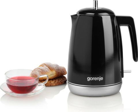 Gorenje Электрочайник 1.7л, Strix контроль, черный K15RLBK фото