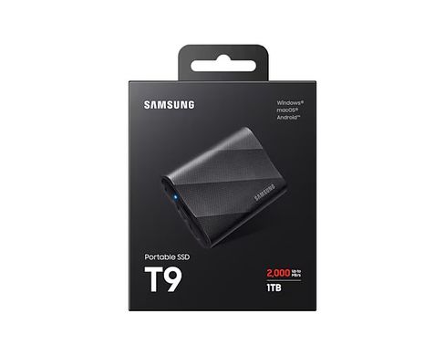 Samsung Портативный SSD 1TB USB 3.2 Gen 2 Type-C T9 Shield MU-PG1T0B/EU фото