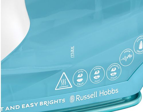 Russell Hobbs Утюг 26482-56 Light&Easy, 2600 Вт, паровой удар 115г, 240 мл, аквамарин 26482-56 фото