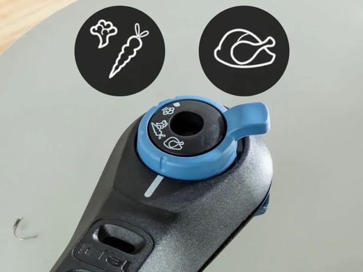 Tefal Скороварка Tefal Secure Trendy, 8л, з паровим кошиком, нержавіюча сталь, пластик P2584401 фото