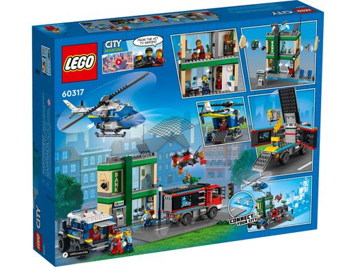 Конструктор LEGO City Погоня поліції в банку 60317 фото
