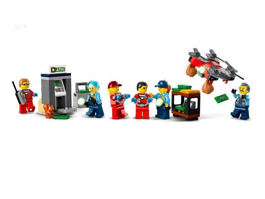 Конструктор LEGO City Погоня поліції в банку 60317 фото