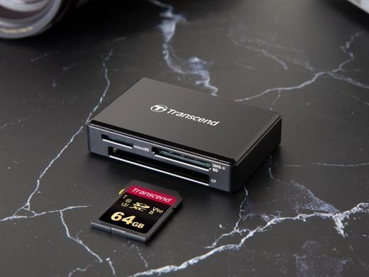Transcend Кардрідер USB 3.1 UHS-II Multi Card Black TS-RDF9K2 фото