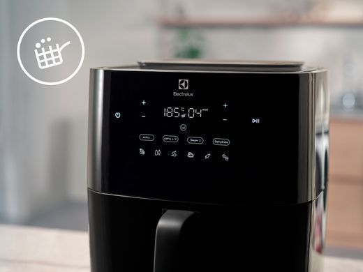 Electrolux Мультипіч 1800Вт, чаша-7л, сенсорне керування, 6 авто. програм, пара, пластик, чорний EAF7SB фото