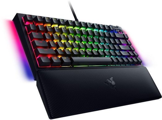 Razer Клавиатура BlackWidow V4 75% RGB 83key Mechanical Tactile Switch GEN-3 USB EN, чёрный RZ03-05000100-R3M1 фото