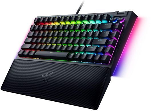Razer Клавиатура BlackWidow V4 75% RGB 83key Mechanical Tactile Switch GEN-3 USB EN, чёрный RZ03-05000100-R3M1 фото