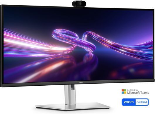 Dell Монітор DELL 34" P3426WEV HDMI, DP, USB-C, RJ-45, IPS, 3440x1440, 21:9, 100Hz, sRGB 99%, CURVED, HAS, Cam 210-BVHT фото