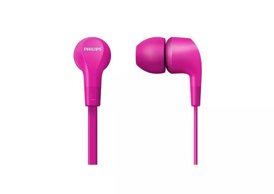 Philips TAE1105[Навушники In-ear TAE1105 3.5 mini-jack, Mic, Рожевий] TAE1105PK/00 фото