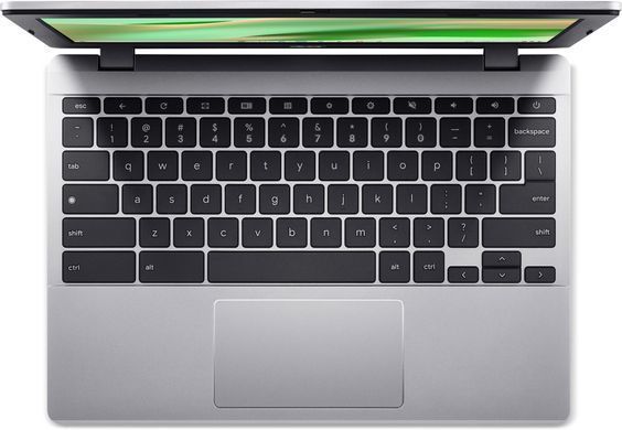 Acer Ноутбук Chromebook CB311-12H 11" IPS, Intel C N100, 4GB, F64GB, UMA, ChromeOS, сріблястий NX.KX1EU.006 фото