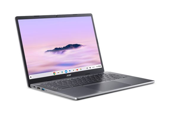 Acer Ноутбук Chromebook Plus CB514-3H 14" WUXGA IPS, AMD R3-7320C, 8GB, F512GB, UMA, ChromeOS, сірий NX.KP4EU.001 фото