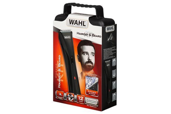 Moser Машинка для стрижки WAHL Hybrid Clipper, от сети, вибрационный мотор, насадок-8, сталь, черный 09699-1016 фото