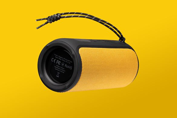 Акустична система 2E SoundXTube TWS, MP3, Wireless, Waterproof Yellow 2E-BSSXTWYW фото