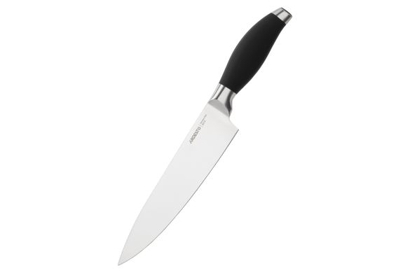 Кухонный нож поварской Ardesto Gemini, 32,5 см, длина лезвия 20,3 см, черный, нерж.сталь, пластик AR2131SP фото
