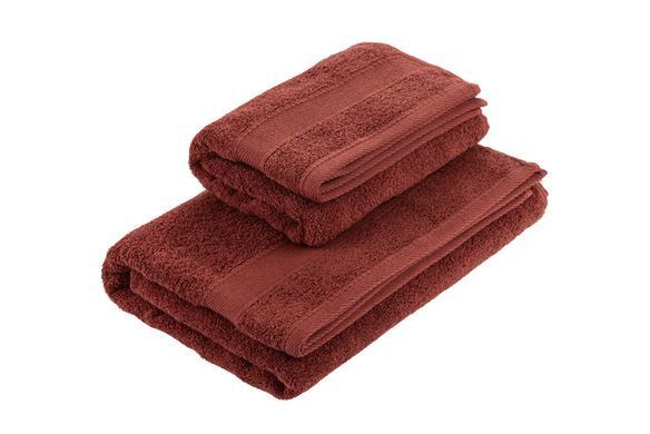 ARDESTO Рушник махровий SuperSoft, теракота, 50х90см, 100% бавовна