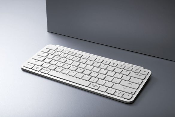 Keychron Клавиатура мембраная B1 Pro, USB/WL/BT, ivory white B1P-K8-UA фото
