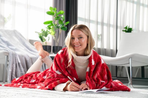 ARDESTO Плед Flannel, 160х200 см, 100% поліестер, гноми