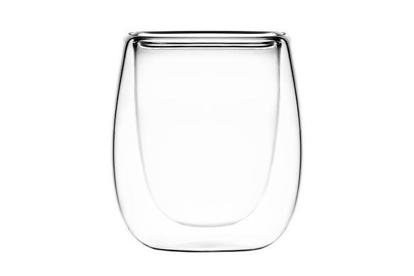 Набор чашек Ardesto с двойными стенками для эспрессо, 80 мл, H 7,3 см, 2 шт, боросиликатное стекло AR2608G фото