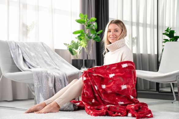 ARDESTO Плед Flannel, 160х200 см, 100% поліестер, гноми