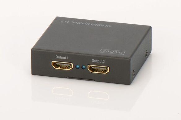 Видеосплиттер DIGITUS HDMI (INx1 - OUTx2), 4K, black DS-46304 фото