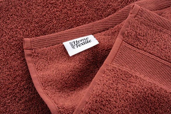 ARDESTO Рушник махровий SuperSoft, теракота, 50х90см, 100% бавовна