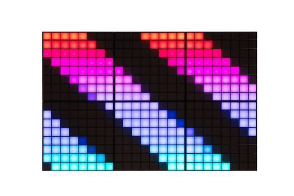 Twinkly Панель Smart LED Twinkly Squares 1+5 RGB, Gen II, IP20, 16x16см, кабель білий TWQ064STW-07-BEU фото