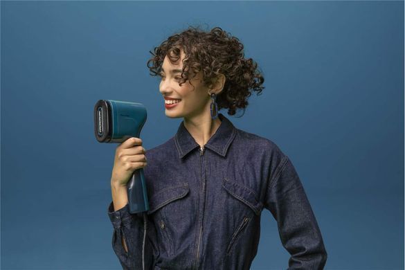 Tefal Відпарювач компактний Pure Pop, 1300Вт, 70мл, постійна пара - 20гр, синій DT2020E1 фото