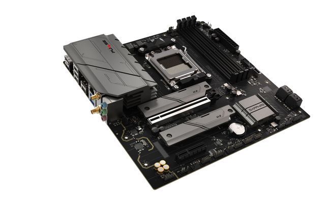 SAPPHIRE Motherboard PULSE B850M WIFI sAM5 B850 4xDDR5 M.2 HDMI DP WiFi BT mATX 52123-04-40G фото