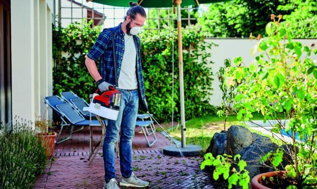 Einhell Обприскувач акум GE-WS 18/35 Li - Solo, 3.8 л, 18В, PXC, 60 л/год, 2.2 кг (без АКБ і ЗП) 3425210 фото