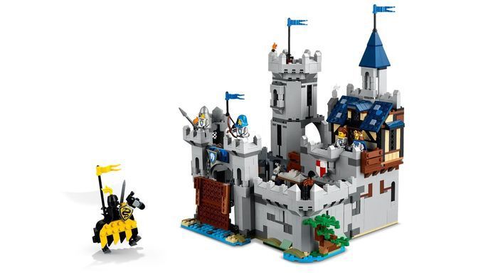 LEGO Конструктор Creator Средневековый замок с рыцарем на коне 31168 фото
