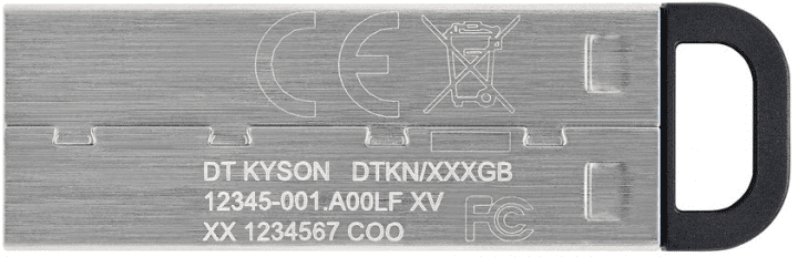 Накопичувач Kingston 64GB USB 3.2 Type-A Gen1 DT Kyson DTKN/64GB фото
