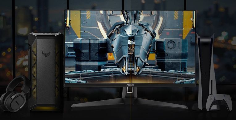 ASUS Монітор Asus 27" VG27UQ1A 2xHDMI, DP, MM, IPS, 3840x2160, 160Hz, 1ms, DCI-P3 95%, AdaptiveSync, HDR10 90LM0AR0-B01371 фото