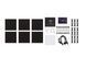 Twinkly Панель Smart LED Twinkly Squares 1+5 RGB, Gen II, IP20, 16x16см, кабель білий 2 - магазин Coolbaba Toys