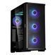 Zalman Корпус Z10 Plus, без БЖ, 2xUSB3.0, 1xUSB Type-C, 3x140mm ARGB fans, 1x120mm ARGB fans, TG Side Panel, EATX, Black 3 - магазин Coolbaba Toys