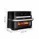 Tefal Мультипіч Tefal Dual Easy Fry Flex, 2700Вт, чаша-5.5+3.5л, сенсорне керув., з віконцем, 2 чаши, гриль, пластик, чорний 4 - магазин Coolbaba Toys