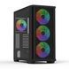 Zalman Корпус Z10 Plus, без БЖ, 2xUSB3.0, 1xUSB Type-C, 3x140mm ARGB fans, 1x120mm ARGB fans, TG Side Panel, EATX, Black 2 - магазин Coolbaba Toys