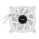 2E Gaming Case Fan Air Cool X Fan ACF120XB-ARGB, 120mm, 1200rpm, 3pin, 3pin +5VARGB, 20,4dBa, white 4 - магазин Coolbaba Toys