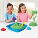 Набір піску для дитячої творчості - KINETIC SAND ЗАМОК З ПІСКУ (зелений, 454 г, формочки, лоток) 2 - магазин Coolbaba Toys