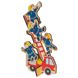 Пазл-вкладыш вертикальный goki Пожарная команда 2 - магазин Coolbaba Toys