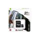 Kingston Карта пам'яті microSD 64GB C10 UHS-I R100MB/s + SD 3 - магазин Coolbaba Toys