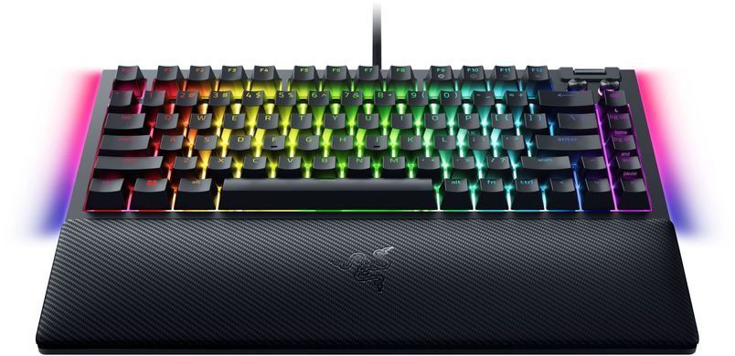 Razer Клавиатура BlackWidow V4 75% RGB 83key Mechanical Tactile Switch GEN-3 USB EN, чёрный RZ03-05000100-R3M1 фото