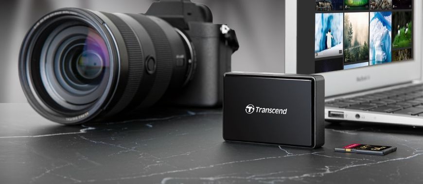 Transcend Кардрідер USB 3.1 UHS-II Multi Card Black TS-RDF9K2 фото