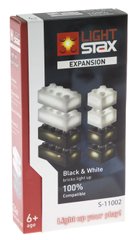 Цеглинки 4х2 та 2х2 LIGHT STAX з LED підсвіткою Expansion 8 штук Чорний, Білий S11002 - купити в інтернет-магазині Coolbaba Toys
