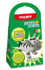 Масса для лепки Paulinda Super Dough Fun4one Зебра (подвижные глаза) PL-1563 фото