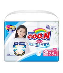 Трусики-підгузки GOO.N для дівчаток 13-25 кг (розмір BigBig (XXL), 28 шт) - купити в інтернет-магазині Coolbaba Toys