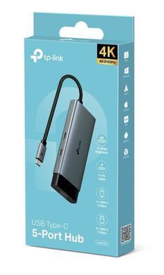 TP-Link Хаб USB TP-LINK UH5020C USB-C > 2xUSB3.0/1xUSB-C/1xHDMI/1xPD 100Wh UH5020C фото