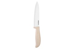 Нож керамический поварской Ardesto Fresh 27.5 см, бежевый, керамика/пластик AR2127CS фото