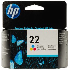 Картридж HP No.22 DJ3920/3940, PSC1410 color, 5 ml C9352AE фото