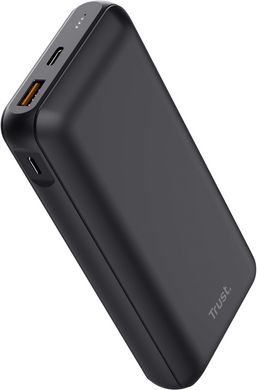 Trust Портативное зарядное устройство power bank Redoh, 20000мА·год, USB-A/2хUSB-C, 18W, QC 3.0, PD, черный 24880_TRUST фото