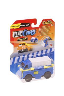 Flip Cars Машинка-трансформер 2 в 1 Грузовик и Погрузчик EU463875-12 фото