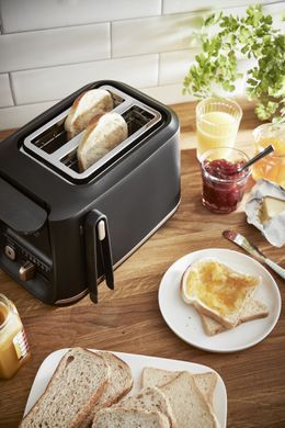Tefal Тостер Includeo 850Вт, розморожування, щипці, термопластик, чорний